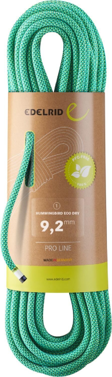 Веревка Hummingbird Eco Dry 9,2 мм Edelrid, синий
Веревка Hummingbird Eco Dry 9,2 мм Edelrid, синий