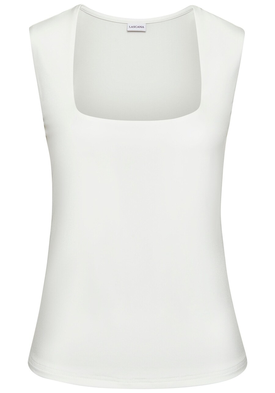 Топ LASCANA, белый 
Топ LASCANA, белый