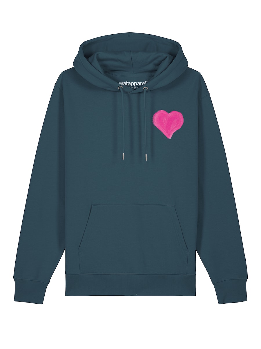 Толстовка Watapparel Pink Heart, синий
Толстовка Watapparel Pink Heart, синий