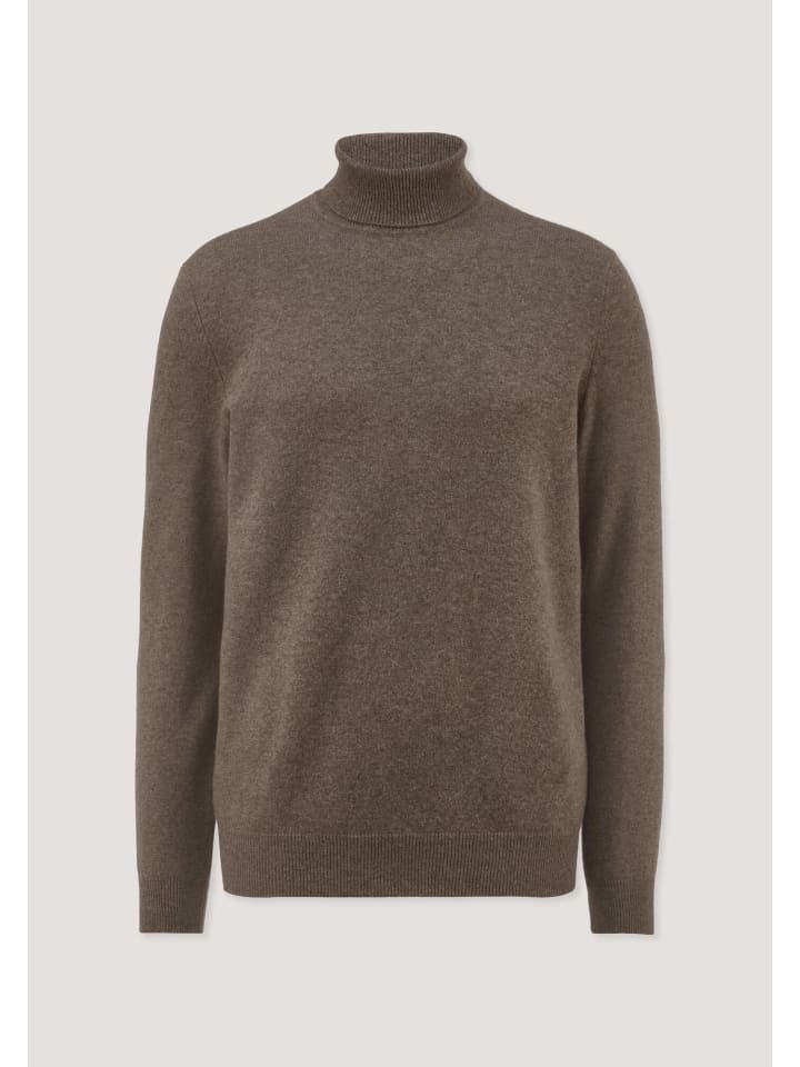 Вязаный свитер с высоким воротом песочного цвета Hessnatur
Вязаный свитер с высоким воротом песочного цвета Hessnatur