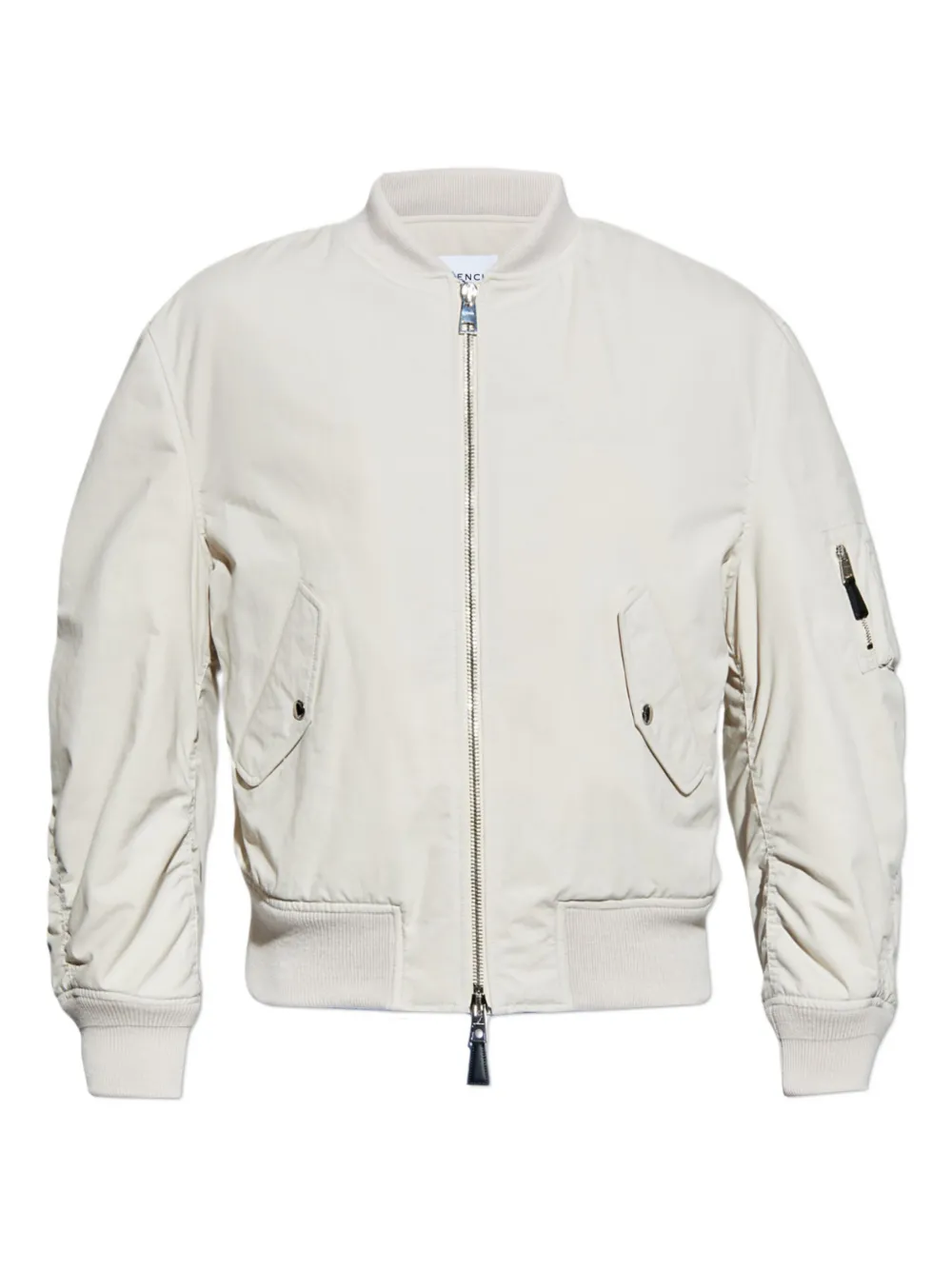 Бомбер с вышитым логотипом Givenchy, нейтральный
Бомбер с вышитым логотипом Givenchy, нейтральный