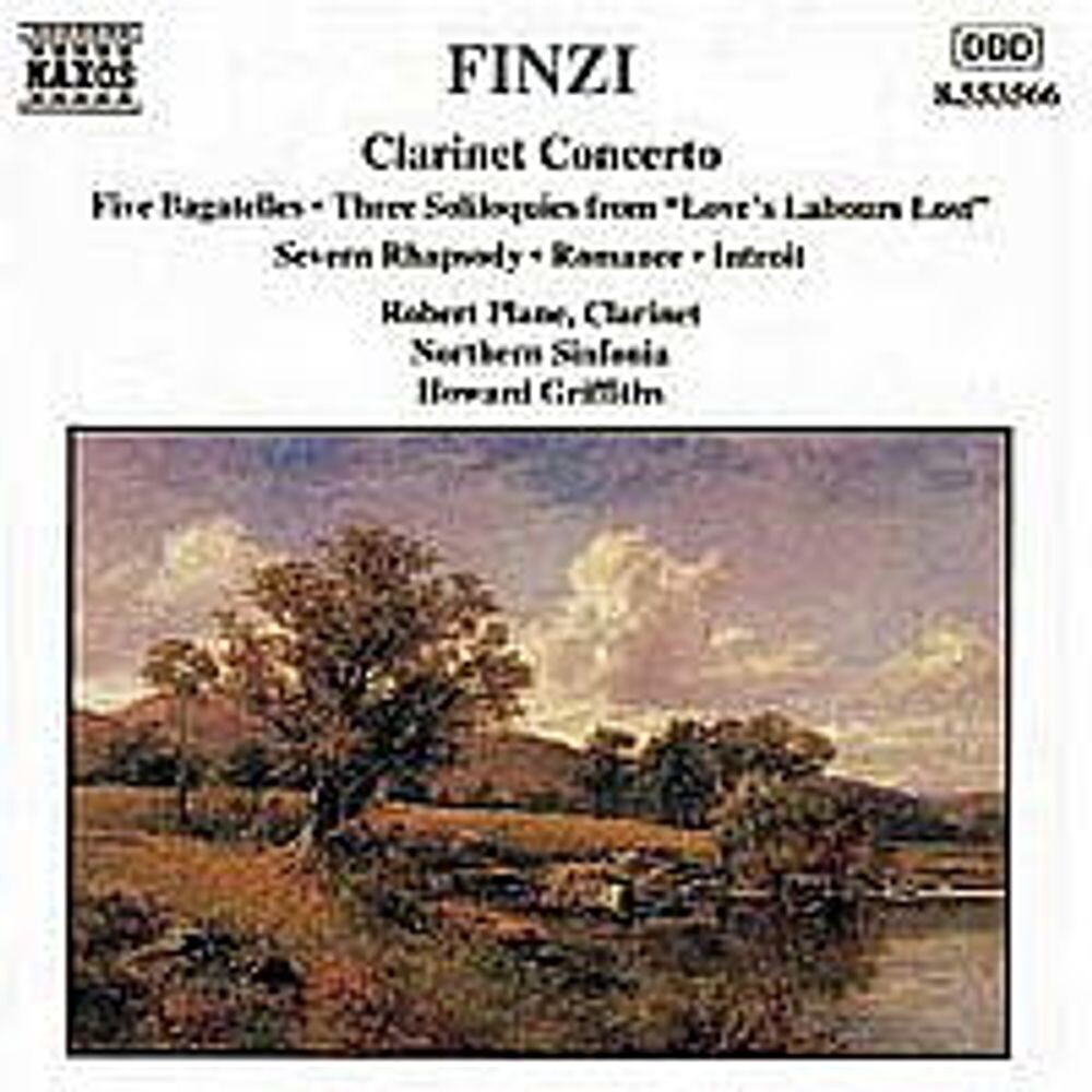 Диск CD Finzi: Clarinet Concerto/Five Bagatel - Gerald Finzi
Диск CD Finzi: Clarinet Concerto/Five Bagatel - Gerald Finzi