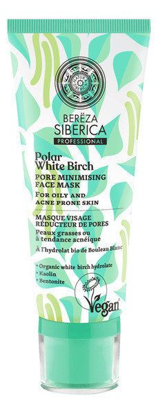 Natura Siberica Vegan, маска для лица, сужающая поры, для жирной и склонной к акне кожи 100 мл
Natura Siberica Vegan, маска для лица, сужающая поры, для жирной и склонной к акне кожи 100 мл