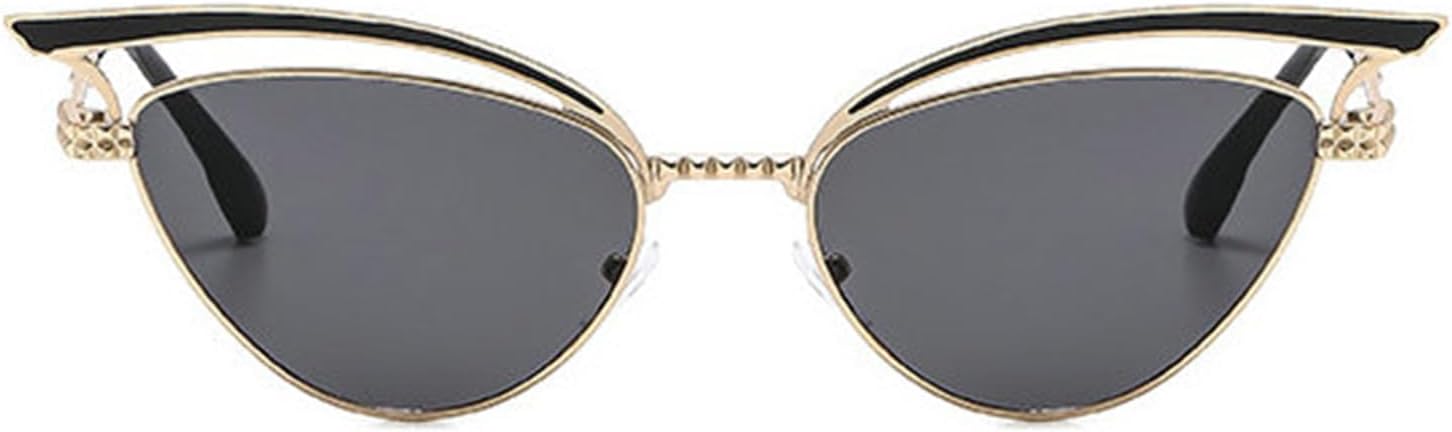 Винтажные солнцезащитные очки «кошачий глаз» с ажурной оправой, черные с коричневыми линзами, модные женские солнцезащитные очки в металлической оправе, трендовые очки для вечеринок willochra, Black
Винтажные солнцезащитные очки «кошачий глаз» с ажурной оправой, черные с коричневыми линзами, модные женские солнцезащитные очки в металлической оправе, трендовые очки для вечеринок willochra, Black