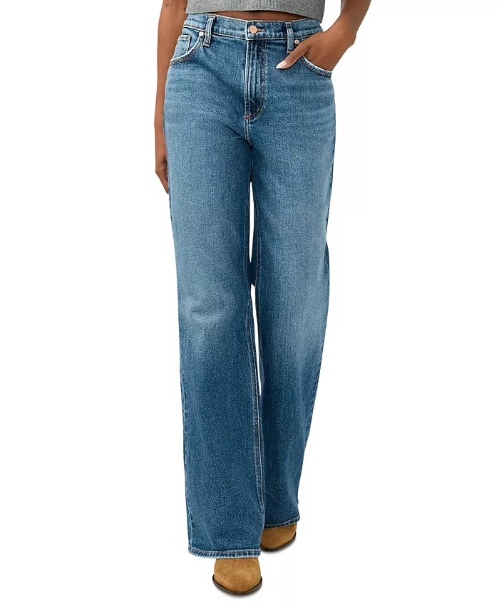 Женские мешковатые джинсы с заниженной посадкой и расклешенными штанинами Silver Jeans Co., синий
Женские мешковатые джинсы с заниженной посадкой и расклешенными штанинами Silver Jeans Co., синий