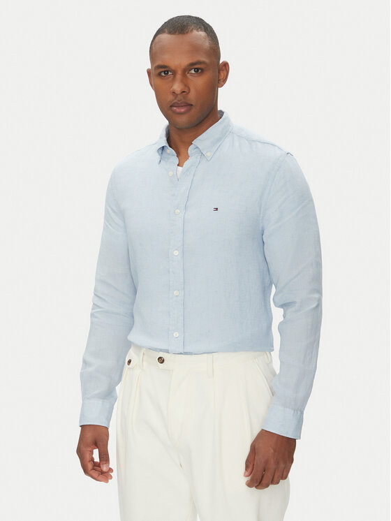 Рубашка обычного кроя MW0MW34602 Tommy Hilfiger, голубой
Рубашка обычного кроя MW0MW34602 Tommy Hilfiger, голубой