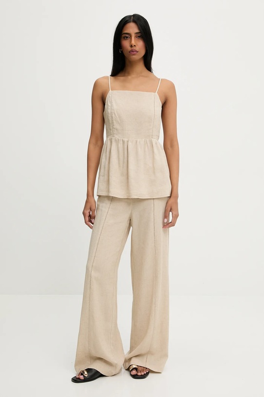 Комплект из льна Answear.Lab, бежевый
Комплект из льна Answear.Lab, бежевый