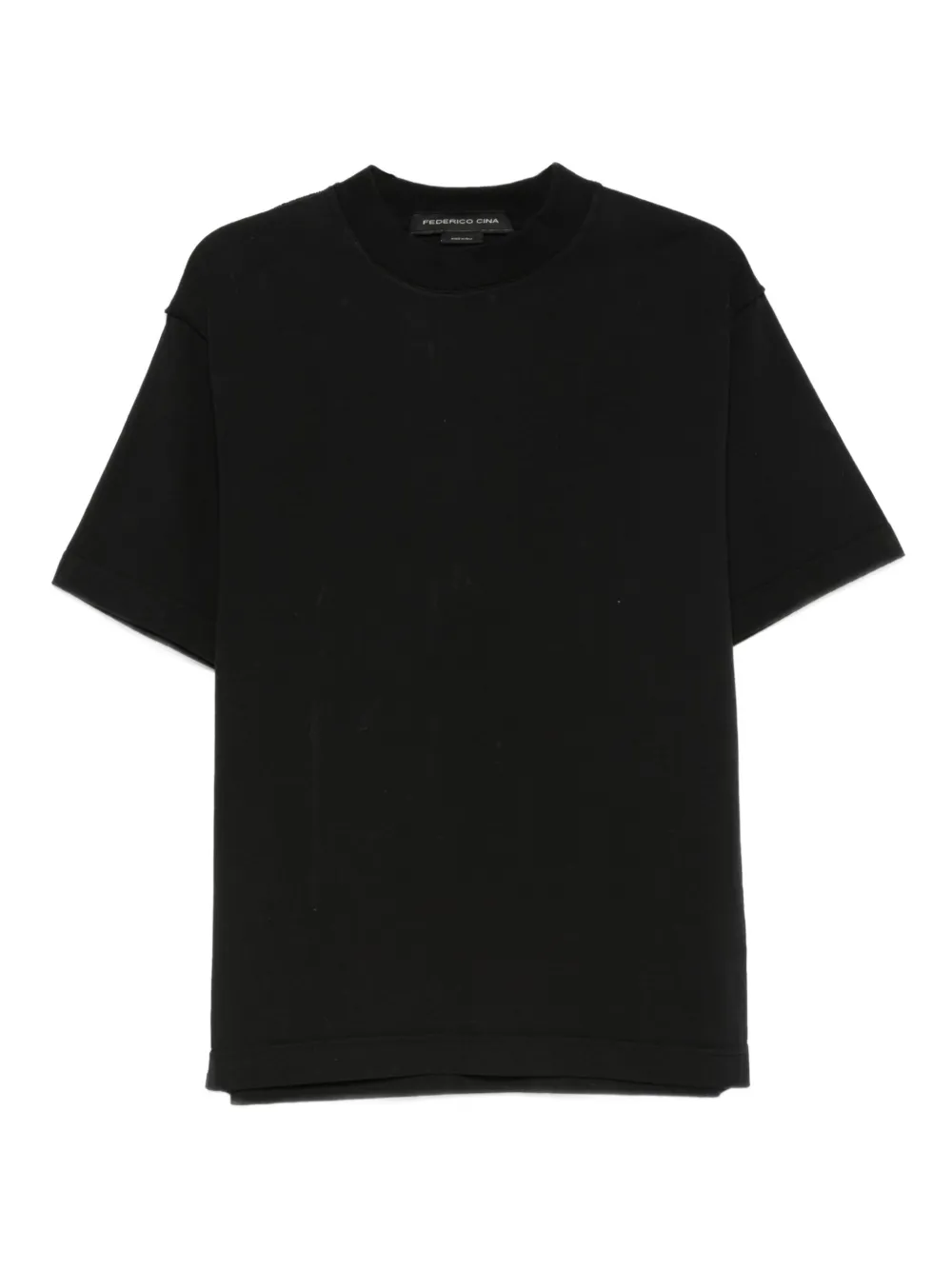 Футболка из хлопка с короткими рукавами FEDERICO CINA, черный
Футболка из хлопка с короткими рукавами FEDERICO CINA, черный
