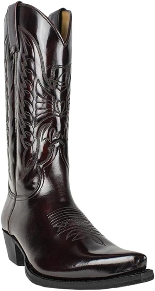 Ковбойские сапоги для мужчин, круглый носок, классические модные вышитые западные ботинки с противоскользящей подошвой для весны и осени Junqiako, коричневый
Ковбойские сапоги для мужчин, круглый носок, классические модные вышитые западные ботинки с противоскользящей подошвой для весны и осени Junqiako, коричневый