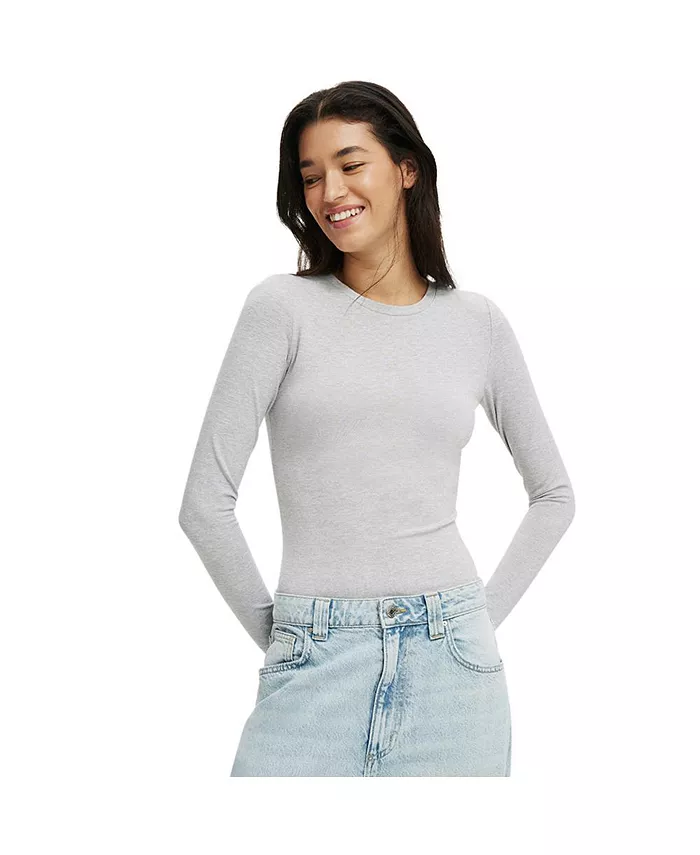 Женская футболка All Day Crew с длинным рукавом COTTON ON, серый
Женская футболка All Day Crew с длинным рукавом COTTON ON, серый