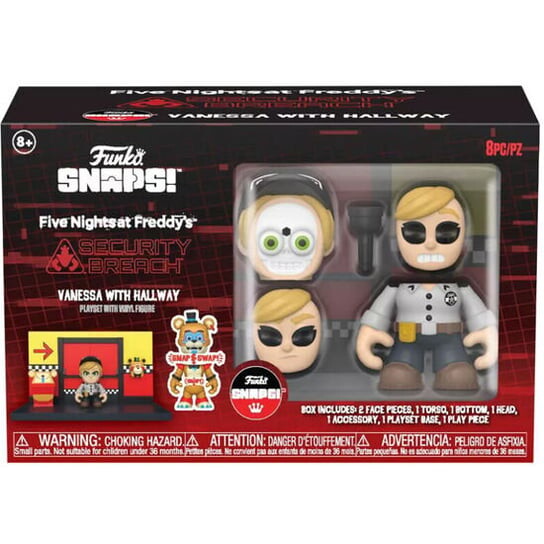 Фигура щелкает! Five Night At Freddys Vanessa с коридором Funko
Фигура щелкает! Five Night At Freddys Vanessa с коридором Funko