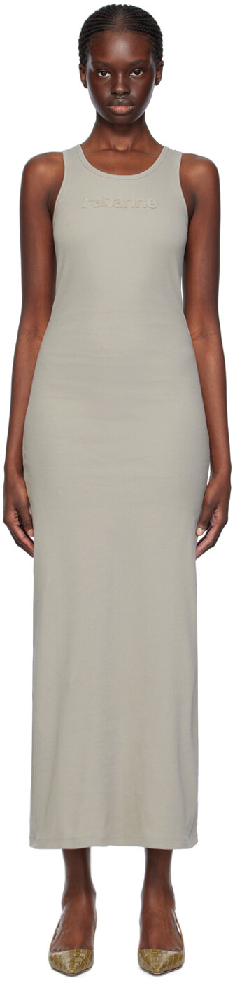 Серое платье-макси с флоковым принтом Rabanne, Серый, Серое платье-макси с флоковым принтом Rabanne
Серое платье-макси с флоковым принтом Rabanne, Серый, Серое платье-макси с флоковым принтом Rabanne