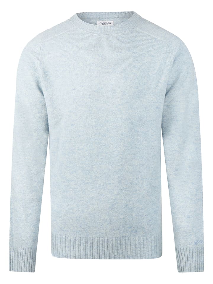 McGregor Светло-голубой шерстяной свитер
McGregor Светло-голубой шерстяной свитер