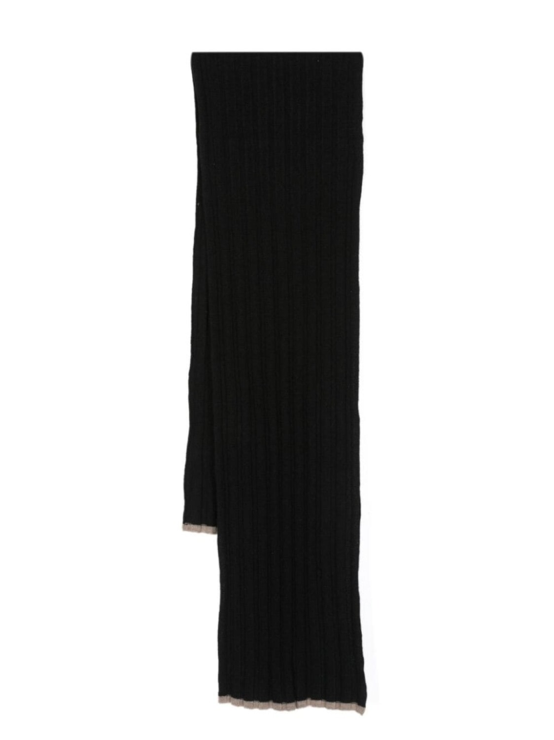 Brunello Cucinelli кашемировый шарф в рубчик, черный
Brunello Cucinelli кашемировый шарф в рубчик, черный