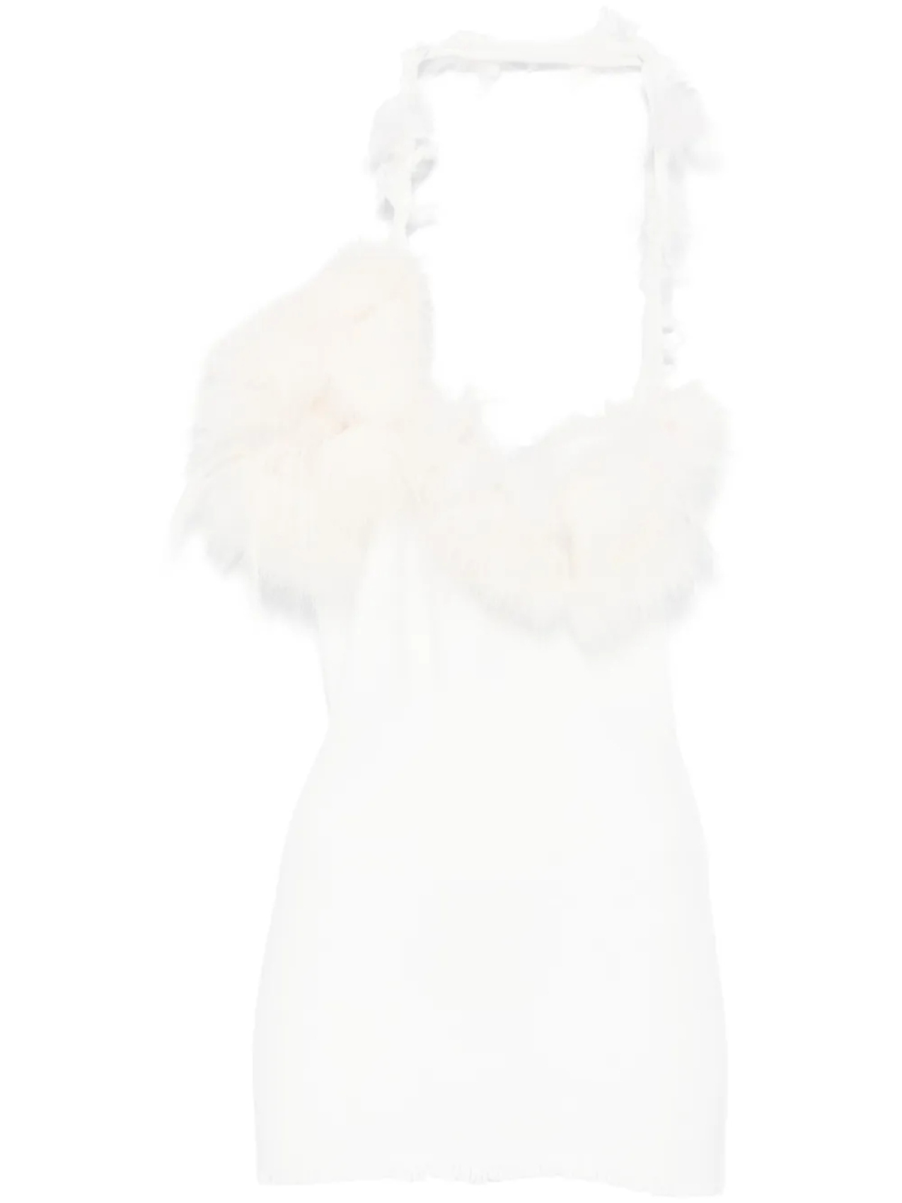 Loulou платье мини с искусственным мехом, белый
Loulou платье мини с искусственным мехом, белый