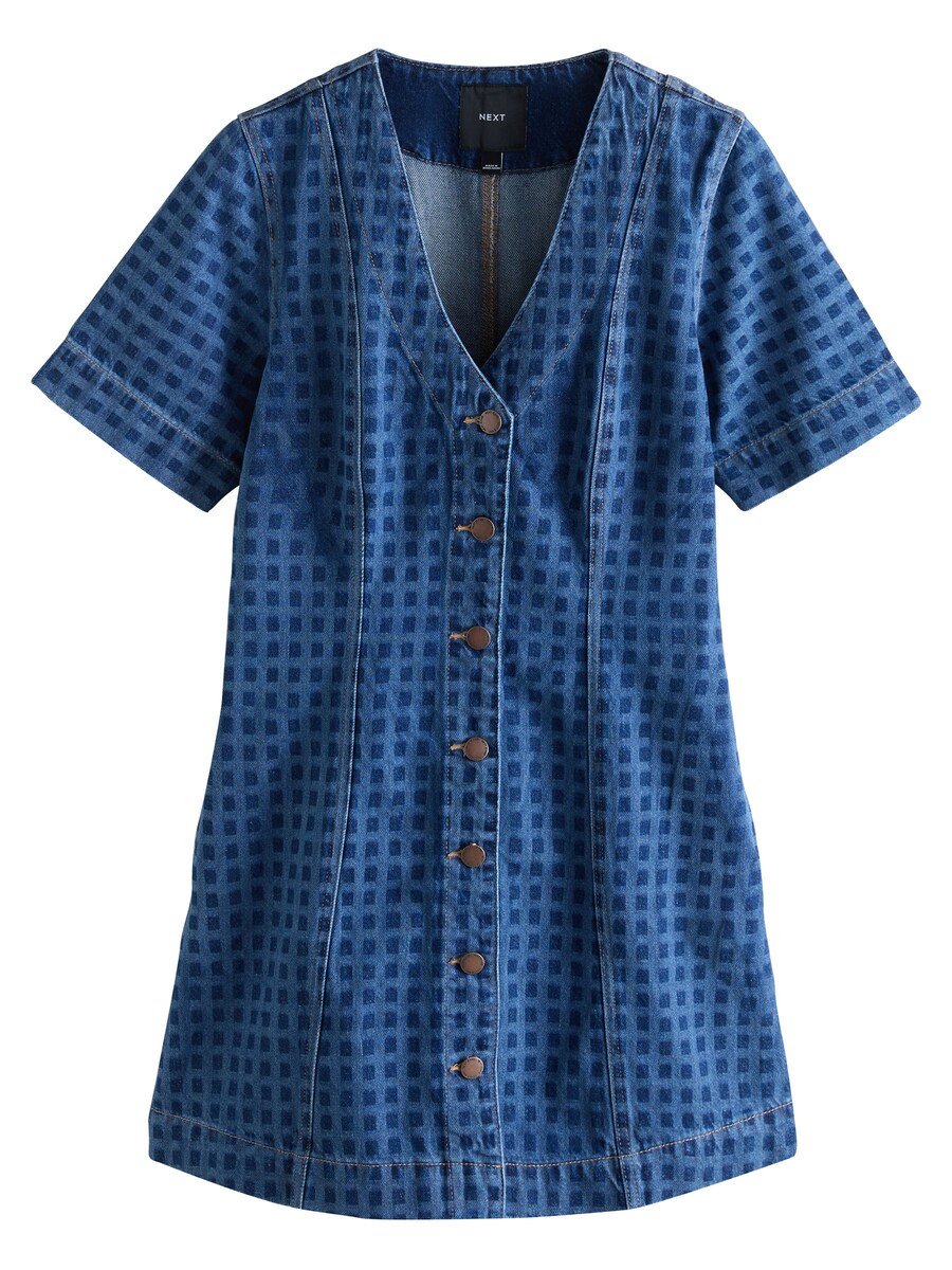 Платье-рубашка Next, цвет Blue/Blue denim 
Платье-рубашка Next, цвет Blue/Blue denim