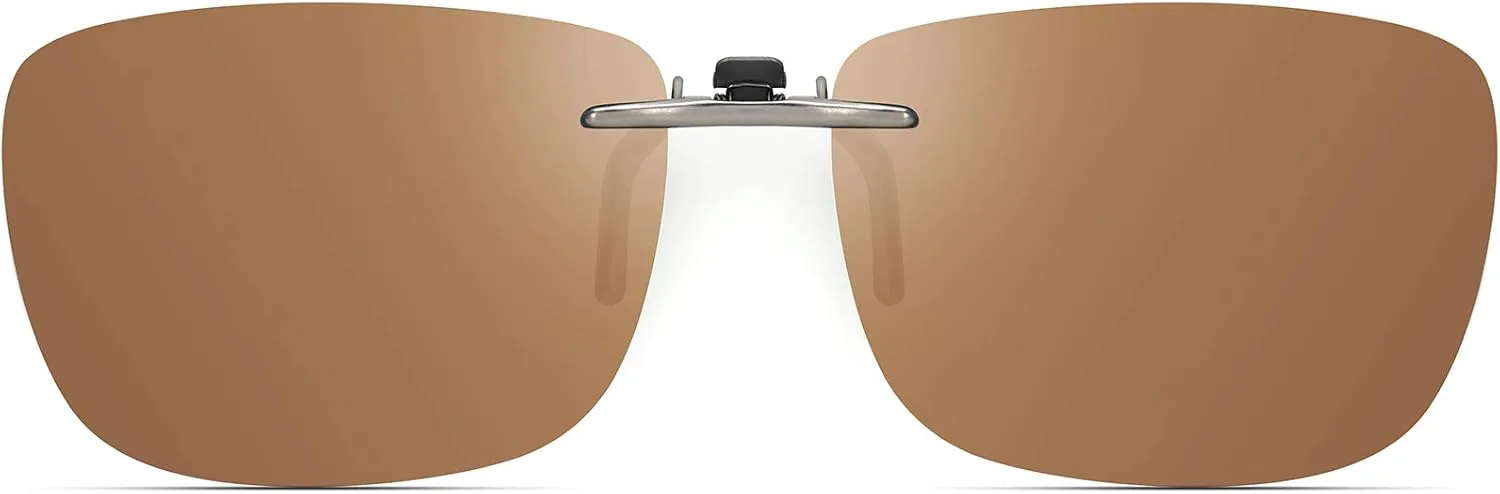 Поляризованные солнцезащитные очки-клипсы для ношения поверх очков с диоптриями, для мужчин и женщин, компактная посадка, не откидываются вверх CAXMAN, Brown
Поляризованные солнцезащитные очки-клипсы для ношения поверх очков с диоптриями, для мужчин и женщин, компактная посадка, не откидываются вверх CAXMAN, Brown