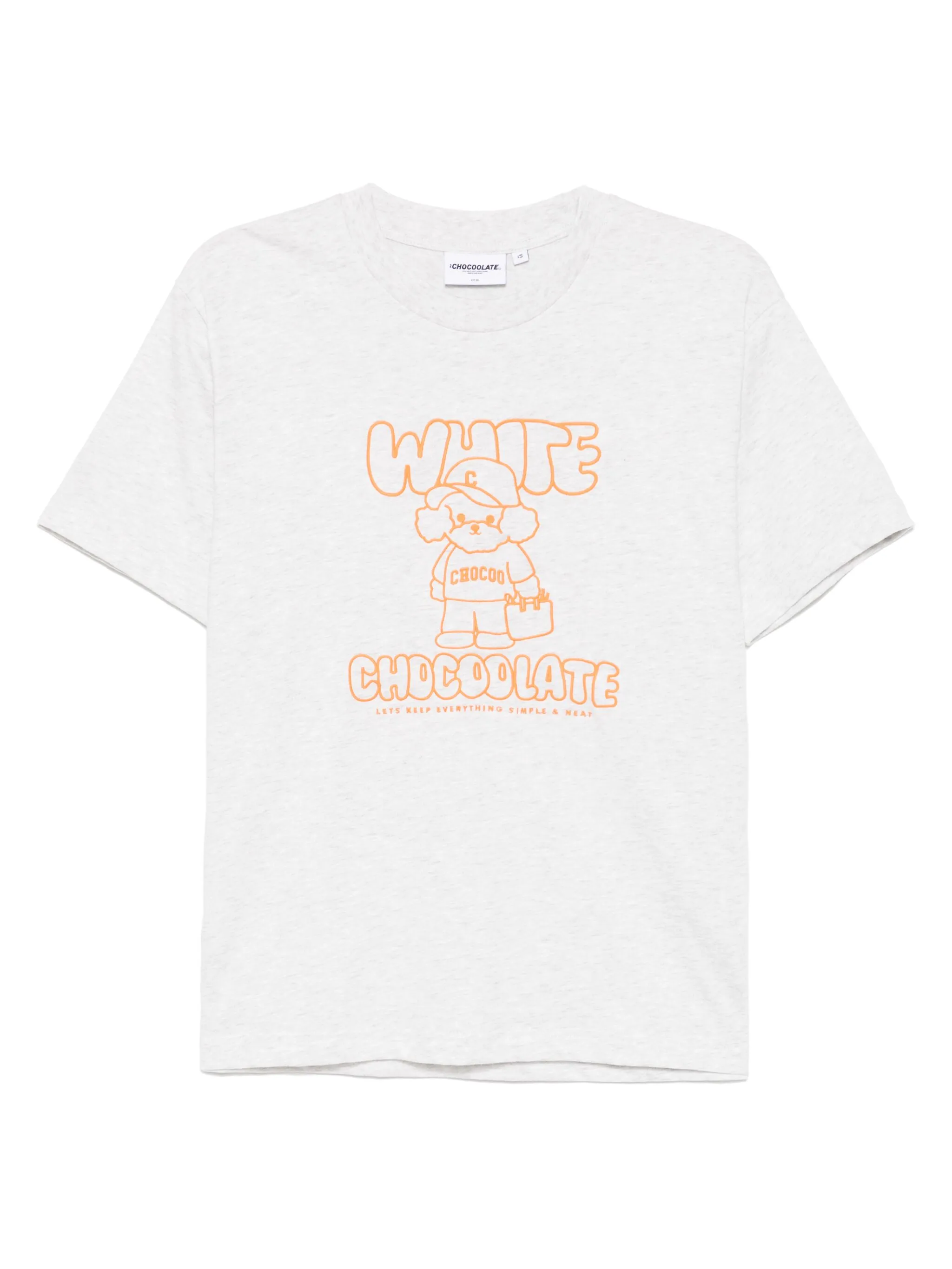 Футболка с вышитым логотипом Chocoolate, серый
Футболка с вышитым логотипом Chocoolate, серый