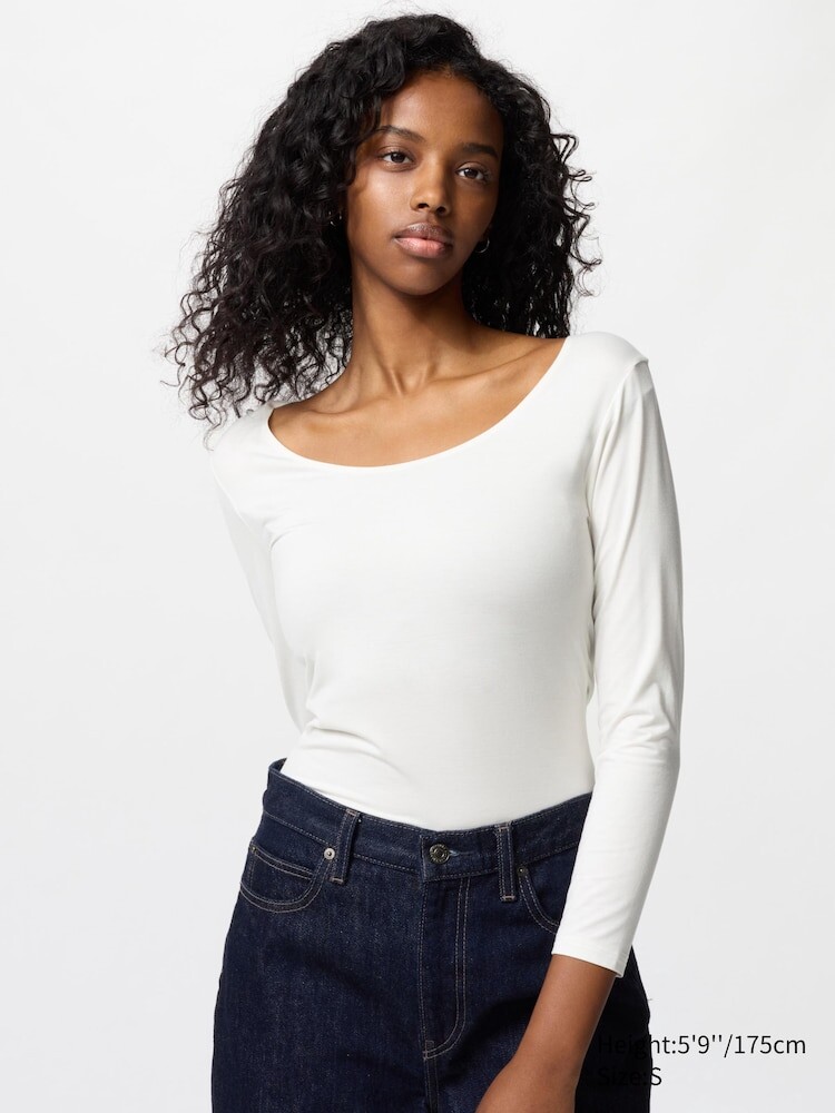 Топ Heattech с круглым вырезом и длинными рукавами Uniqlo, цвет 00 белый
Топ Heattech с круглым вырезом и длинными рукавами Uniqlo, цвет 00 белый