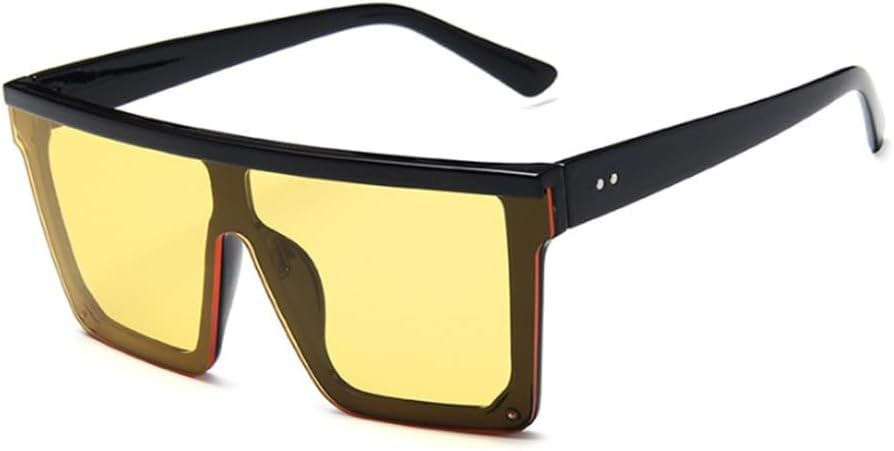 Большие цельные защитные солнцезащитные очки для женщин и мужчин, квадратная оправа, для отдыха на природе, пляжа и путешествий Weloveushop, Bright Black Yellow Flakes
Большие цельные защитные солнцезащитные очки для женщин и мужчин, квадратная оправа, для отдыха на природе, пляжа и путешествий Weloveushop, Bright Black Yellow Flakes