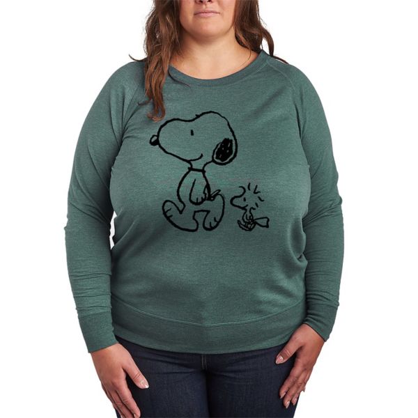 Футболка с длинным рукавом из френч терика с принтом Snoopy и Woodstock, plus size Licensed Character, зеленый
Футболка с длинным рукавом из френч терика с принтом Snoopy и Woodstock, plus size Licensed Character, зеленый