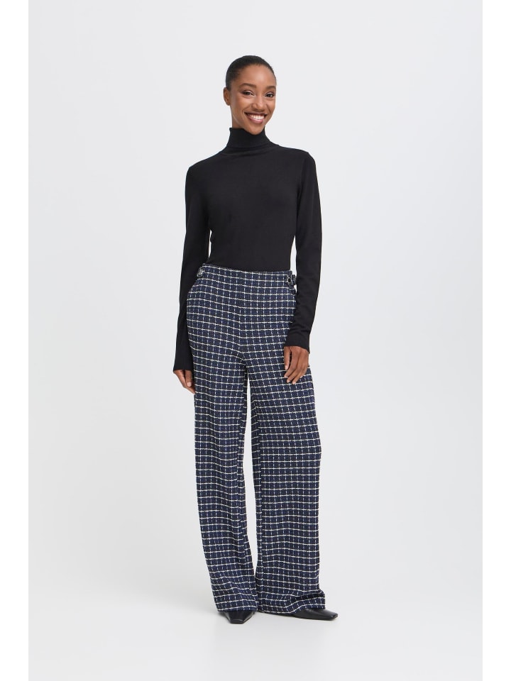 ICHI Брюки IHKATE стандартного кроя в клетку "Патриотический синий"
ICHI Брюки IHKATE стандартного кроя в клетку "Патриотический синий"