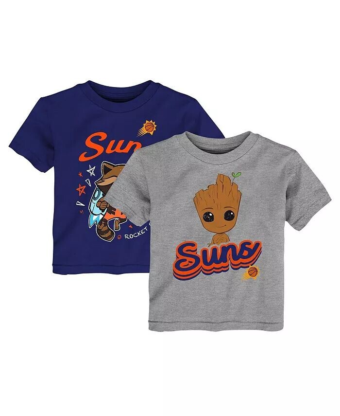 Комплект из двух футболок для малышей Heather Grey Phoenix Suns Guardians Of The Galaxy Outerstuff
Комплект из двух футболок для малышей Heather Grey Phoenix Suns Guardians Of The Galaxy Outerstuff