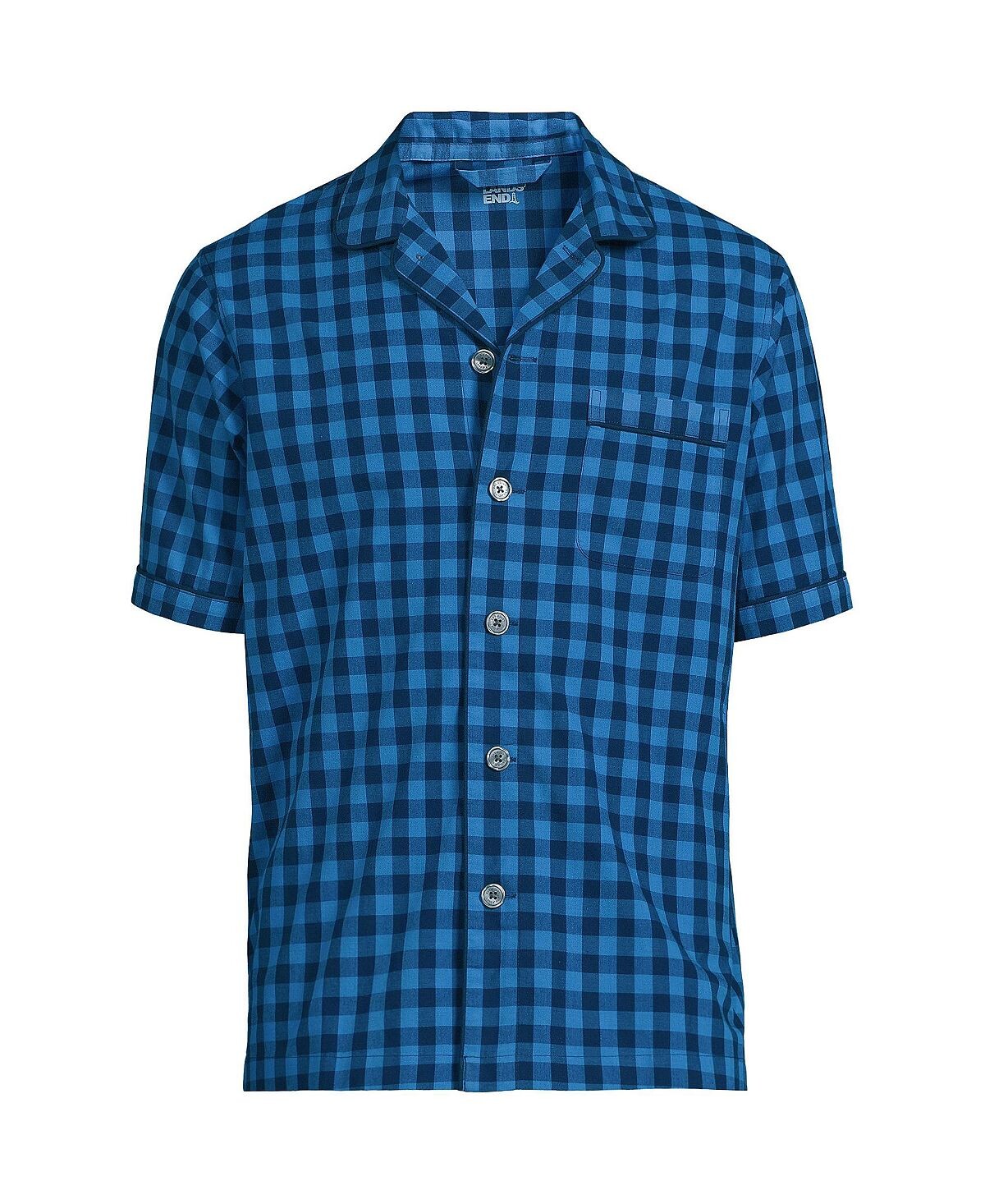 Мужская пижамная рубашка из поплина с короткими рукавами Lands' End
Мужская пижамная рубашка из поплина с короткими рукавами Lands' End