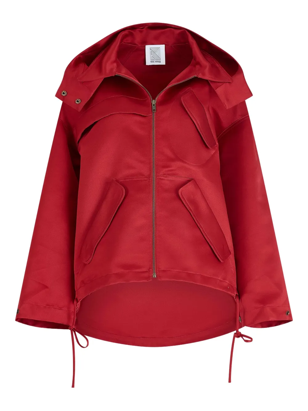 Куртка с капюшоном на шнурке Rosie Assoulin, красный
Куртка с капюшоном на шнурке Rosie Assoulin, красный