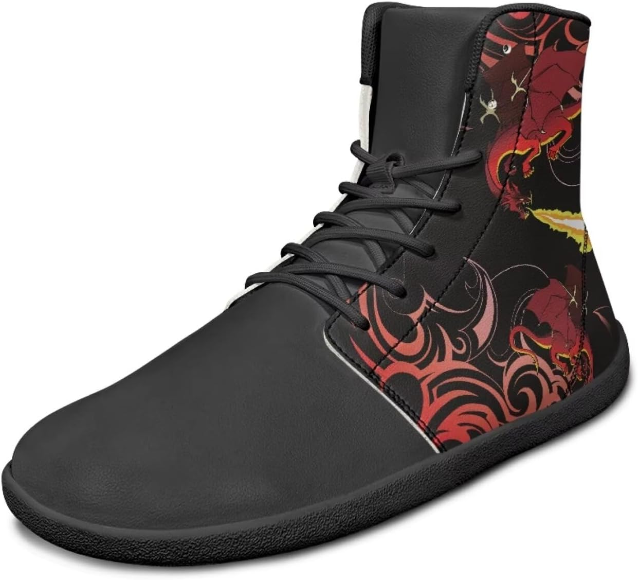 Высокие кроссовки с животным принтом для мужчин, с широкой носочной частью, шнуровкой, противоскользящие, для тренировок и бега Xixirimido, Fire-breathing Dragon
Высокие кроссовки с животным принтом для мужчин, с широкой носочной частью, шнуровкой, противоскользящие, для тренировок и бега Xixirimido, Fire-breathing Dragon