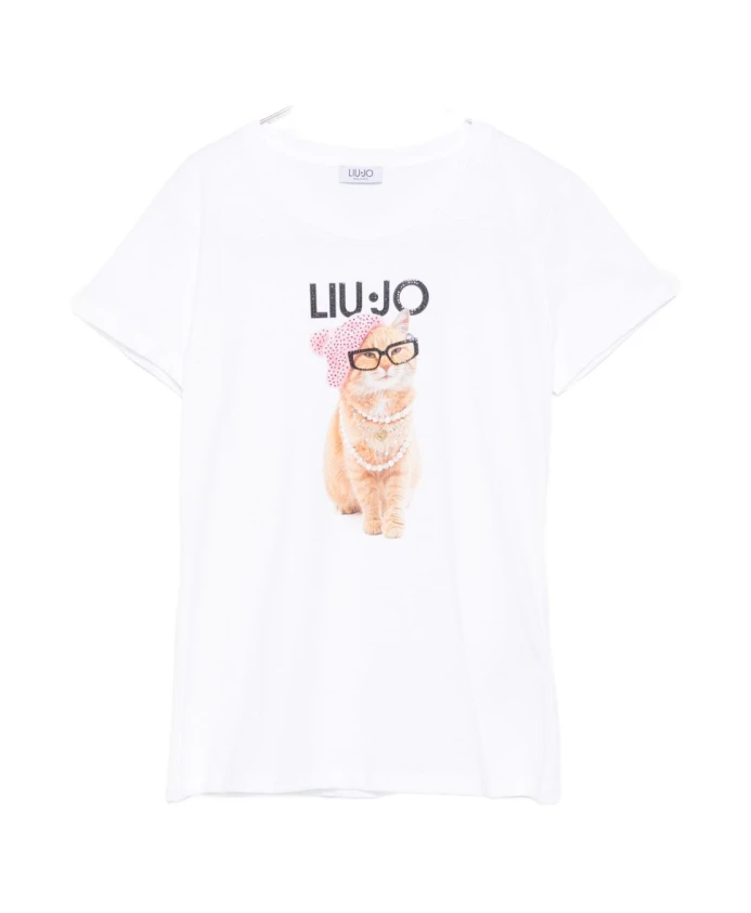 Белые футболки и поло с кошачьим мотивом Liu Jo, белый
Белые футболки и поло с кошачьим мотивом Liu Jo, белый