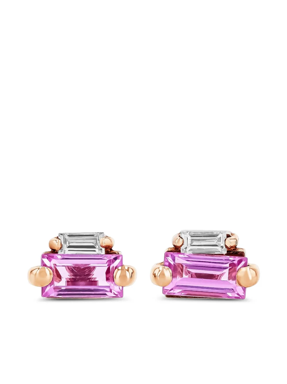 Серьги из розового золота с бриллиантами и сапфирами Suzanne Kalan, розовый
Серьги из розового золота с бриллиантами и сапфирами Suzanne Kalan, розовый