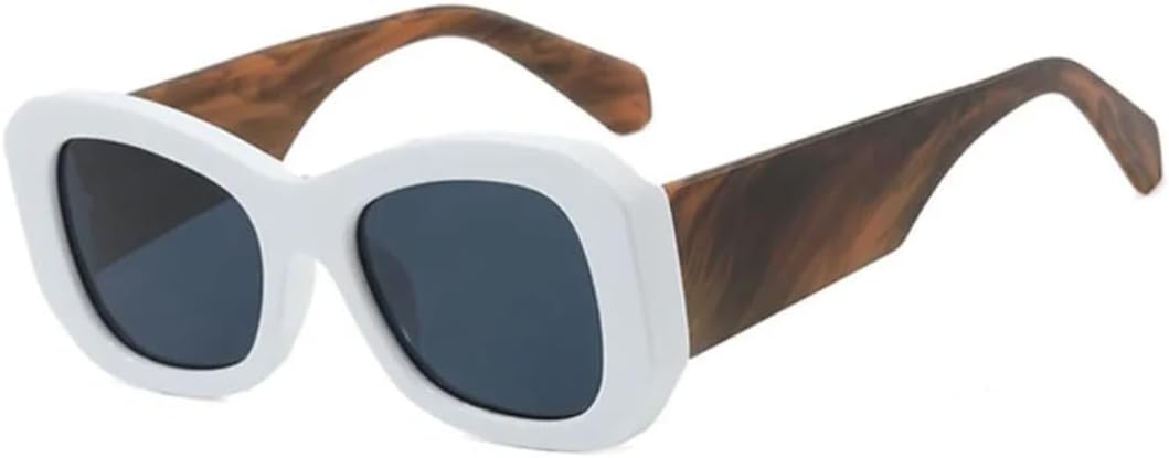 Модные солнцезащитные очки в крупной оправе для женщин и мужчин, для активного отдыха, вождения, путешествий, летние, с защитой от УФ-излучения UV400 VVTWSSW, White Gray
Модные солнцезащитные очки в крупной оправе для женщин и мужчин, для активного отдыха, вождения, путешествий, летние, с защитой от УФ-излучения UV400 VVTWSSW, White Gray