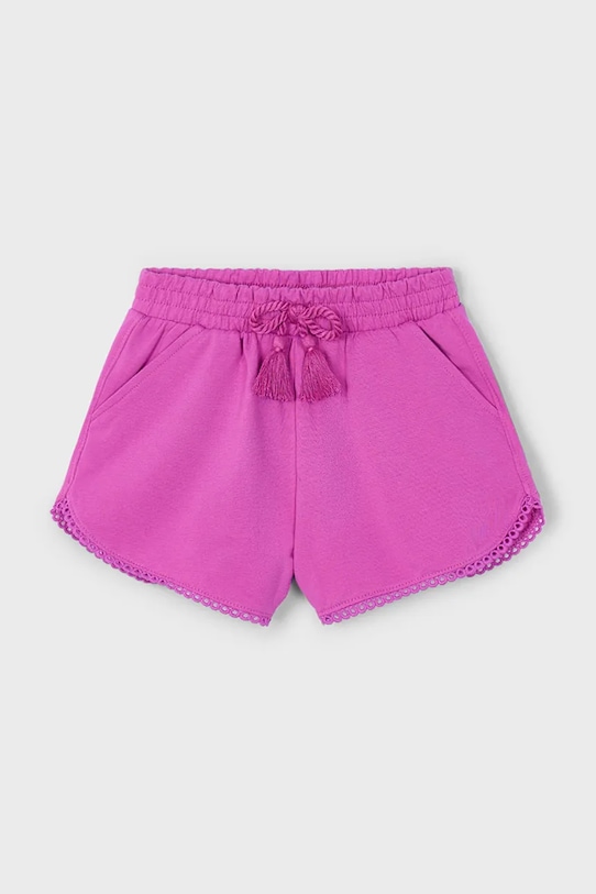 Хлопковые детские шорты Mayoral, фиолетовый
Хлопковые детские шорты Mayoral, фиолетовый