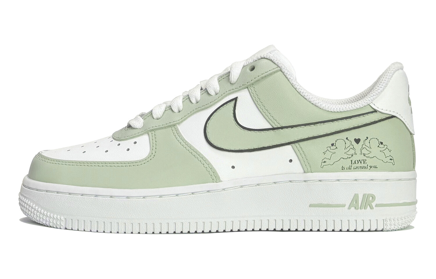Кроссовки Nike Air Force 1 Skateboarding Shoes Women's Low-top White/green, светло-зеленый
Кроссовки Nike Air Force 1 Skateboarding Shoes Women's Low-top White/green, светло-зеленый