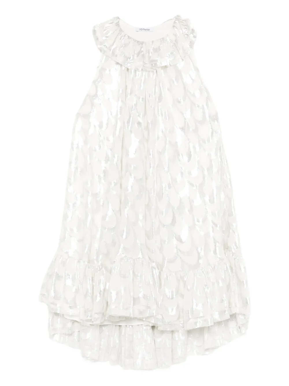 Мини-платье с оборками Parlor, кремовый
Мини-платье с оборками Parlor, кремовый