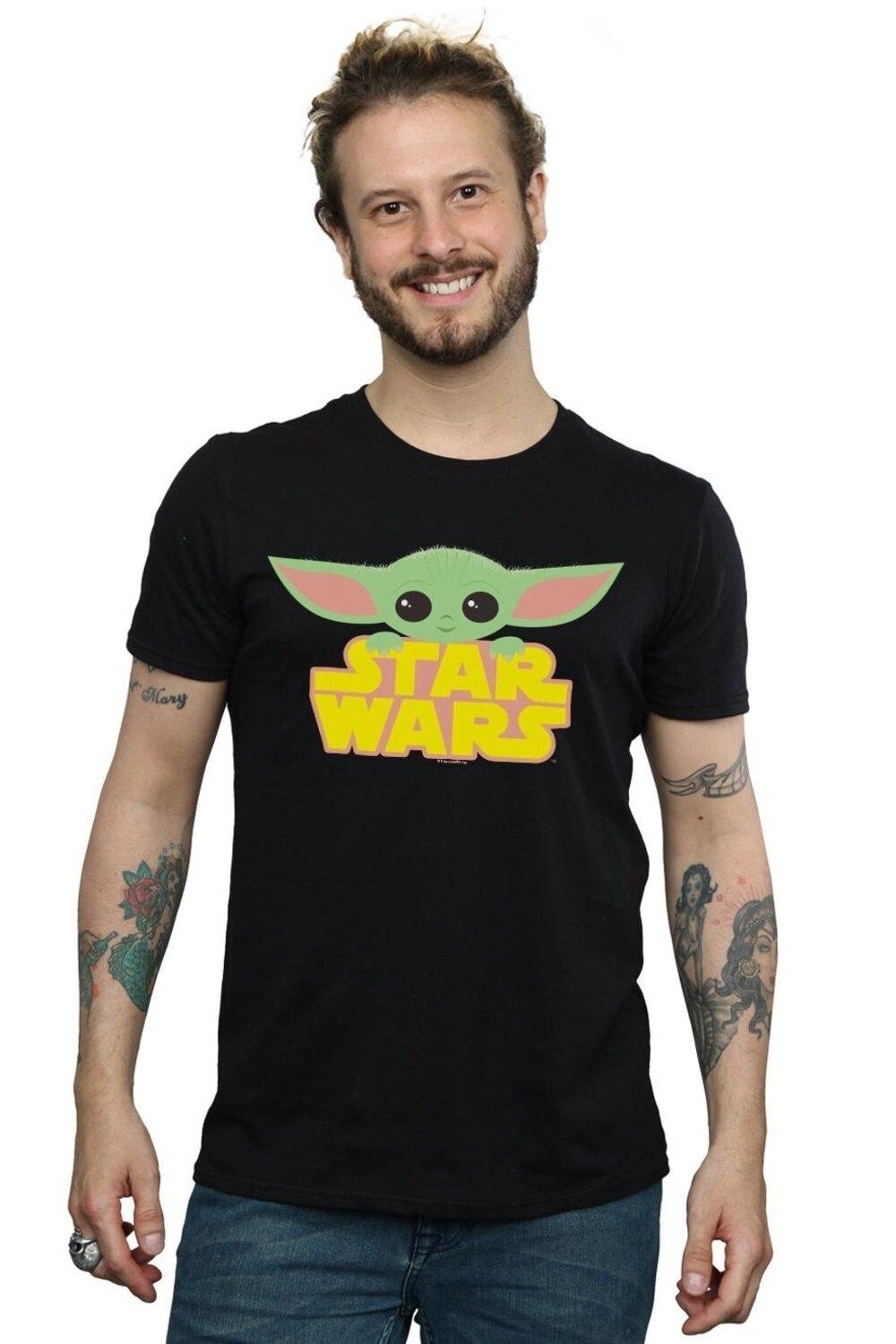 Футболка с логотипом The Mandalorian The Child Star Wars, черный
Футболка с логотипом The Mandalorian The Child Star Wars, черный