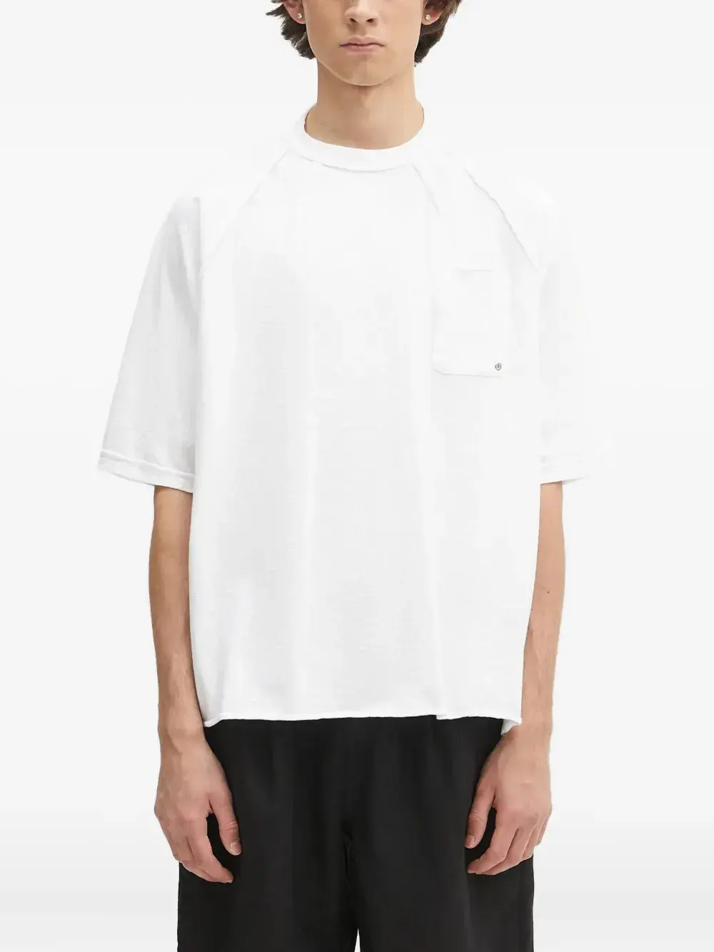 Футболка с карманом и рукавами реглан Undercover, белый
Футболка с карманом и рукавами реглан Undercover, белый