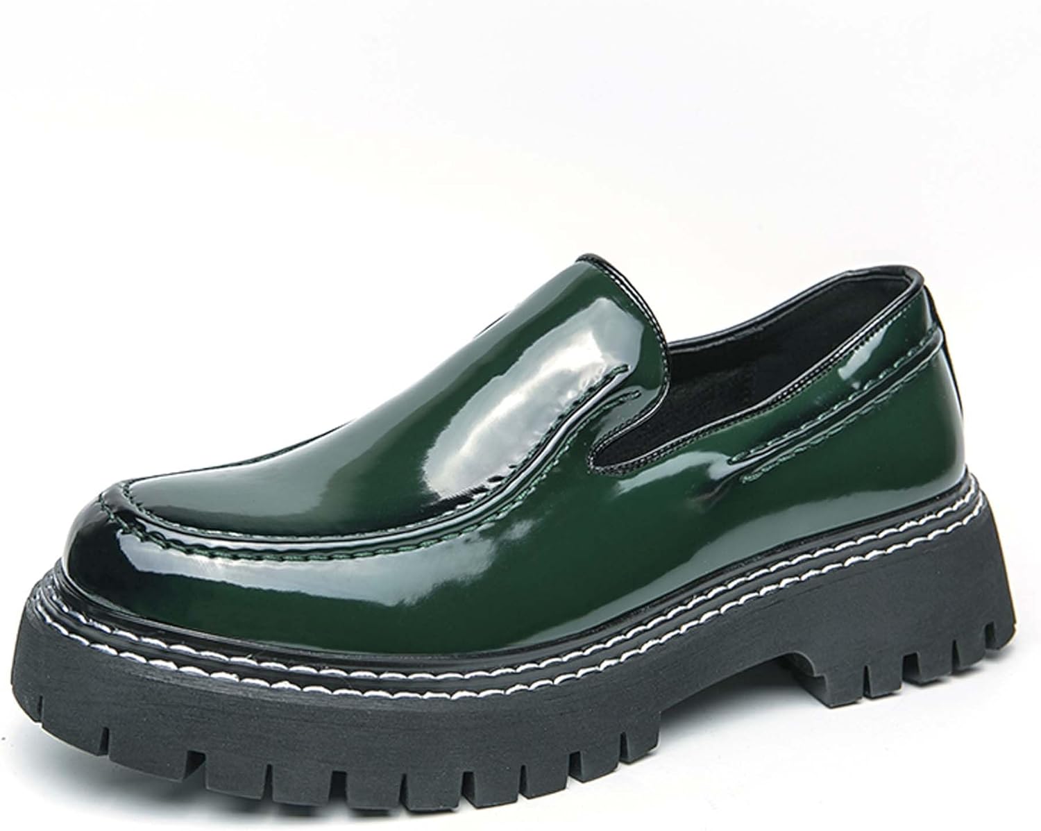 Мужские лоферы на платформе, модные повседневные туфли из лакированной кожи для бизнеса и официальных мероприятий, с противоскользящей толстой подошвой, офисные туфли-оксфорды и дерби Generic, зеленый
Мужские лоферы на платформе, модные повседневные туфли из лакированной кожи для бизнеса и официальных мероприятий, с противоскользящей толстой подошвой, офисные туфли-оксфорды и дерби Generic, зеленый