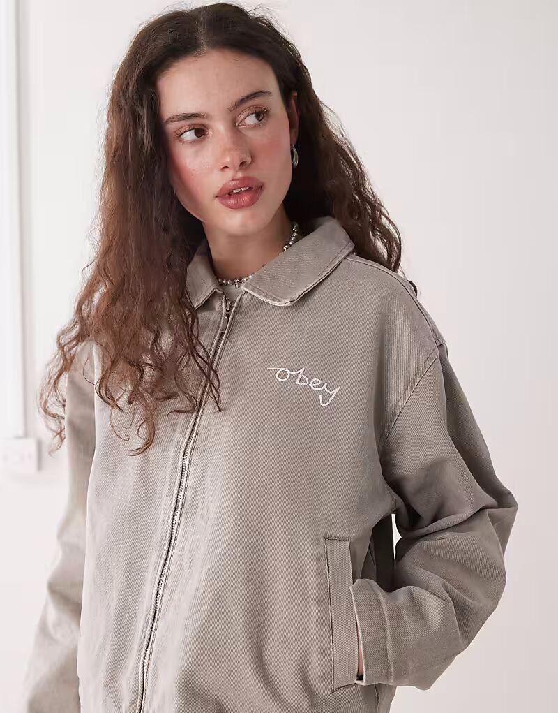 Джинсовая куртка Obey Serene на молнии бежевого цвета, Бежевый, Джинсовая куртка Obey Serene на молнии бежевого цвета
Джинсовая куртка Obey Serene на молнии бежевого цвета, Бежевый, Джинсовая куртка Obey Serene на молнии бежевого цвета