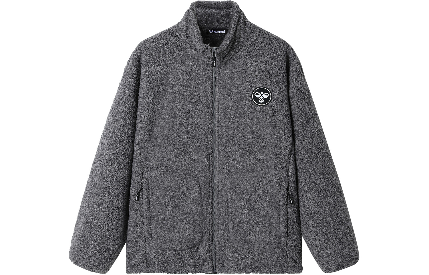 Флисовая куртка унисекс Hummel, цвет Stone Gray 
Флисовая куртка унисекс Hummel, цвет Stone Gray