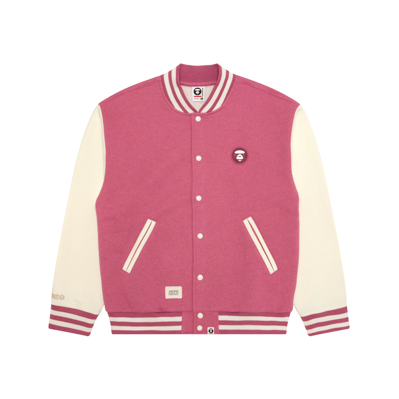 By *A Bathing APE Logo patch Bomber Jacket Aape, розовый
By *A Bathing APE Logo patch Bomber Jacket Aape, розовый