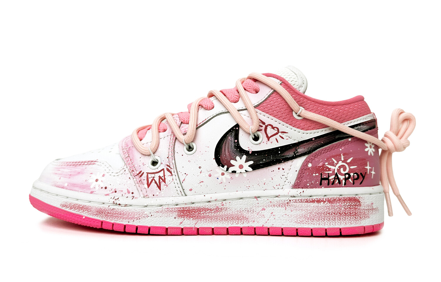 Кроссовки Air JORDAN 1 Vintage Basketball Shoes Women's Low-Top Pink White
Кроссовки Air JORDAN 1 Vintage Basketball Shoes Women's Low-Top Pink White