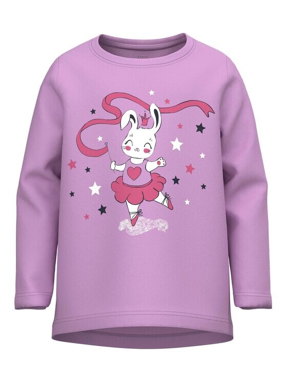 Блуза свободного кроя Name It, фиолетовый
Блуза свободного кроя Name It, фиолетовый