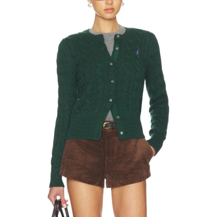 Кардиган с узором "косичка" Polo Ralph Lauren, темно зеленый
Кардиган с узором "косичка" Polo Ralph Lauren, темно зеленый