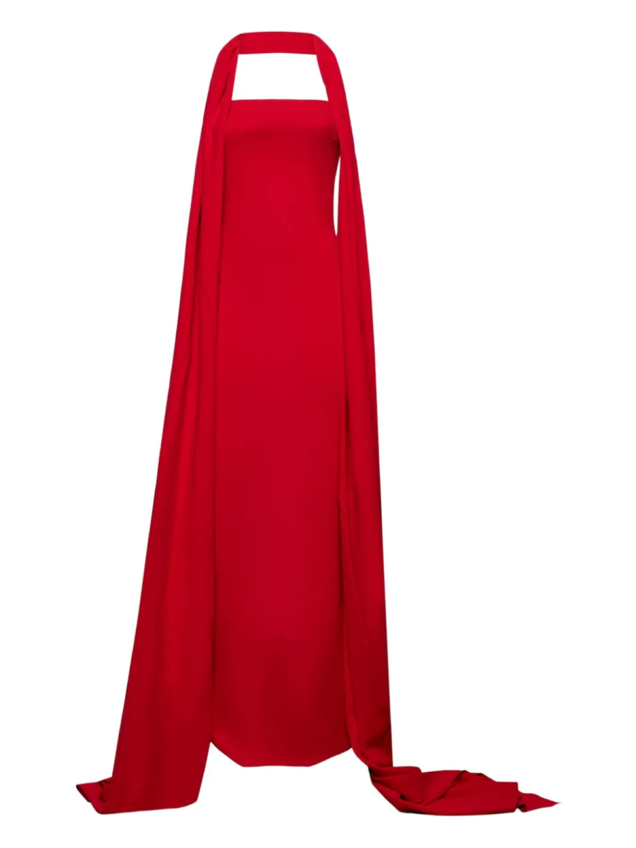 Платье Solace London с накидкой сзади, красный 
Платье Solace London с накидкой сзади, красный