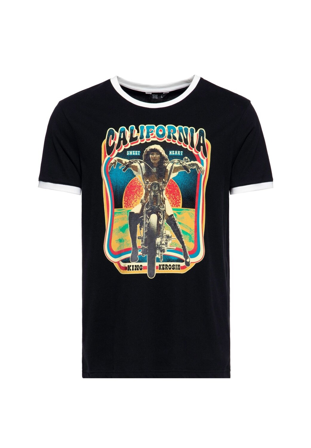 Рубашка с принтом и изображением мотоцикла в стиле 70-х Sweet Heart KING KEROSIN, черный
Рубашка с принтом и изображением мотоцикла в стиле 70-х Sweet Heart KING KEROSIN, черный