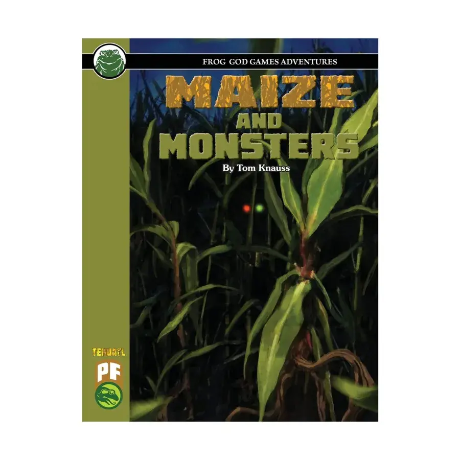 Maize and Monsters (Pathfinder), Pathfinder Adventures (Frog God Games), мягкая обложка
Maize and Monsters (Pathfinder), Pathfinder Adventures (Frog God Games), мягкая обложка