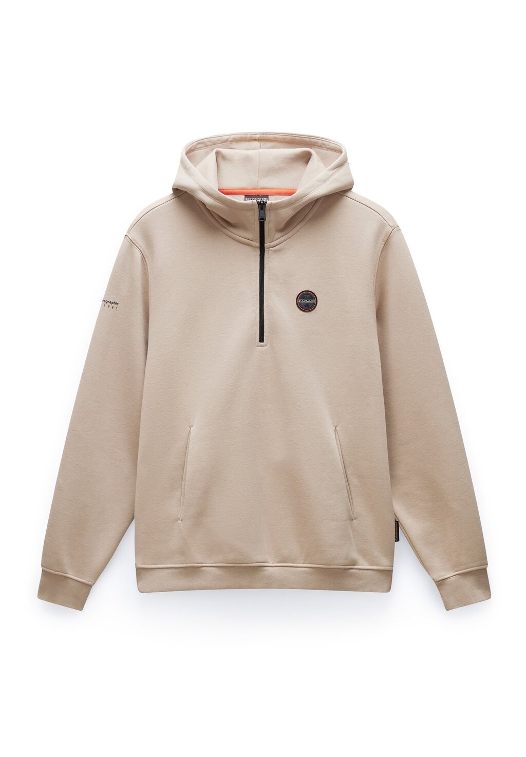 Толстовка с капюшоном BADGE Napapijri, бежевый 
Толстовка с капюшоном BADGE Napapijri, бежевый