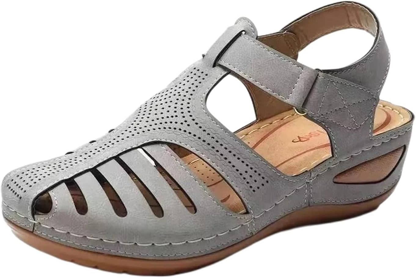 Женские сандалии с закрытым носком, с круглым носком, на платформе, с танкеткой, классические слипоны, однотонные, нарядные, с регулировкой, летние повседневные балетки Canbebig, серый
Женские сандалии с закрытым носком, с круглым носком, на платформе, с танкеткой, классические слипоны, однотонные, нарядные, с регулировкой, летние повседневные балетки Canbebig, серый